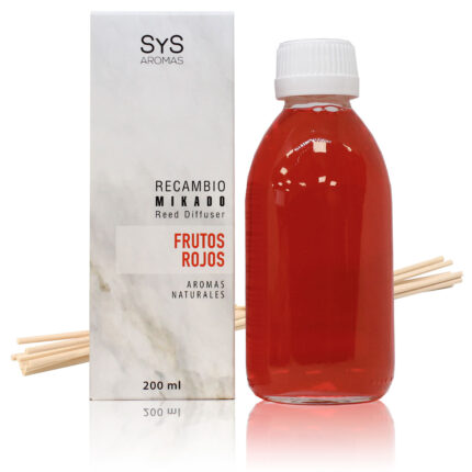 Recambio Mikado SyS 200ml + Palos, Frutos Rojos