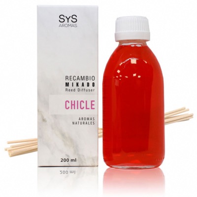 Recambio Mikado SyS 200ml + Palos, Chicle